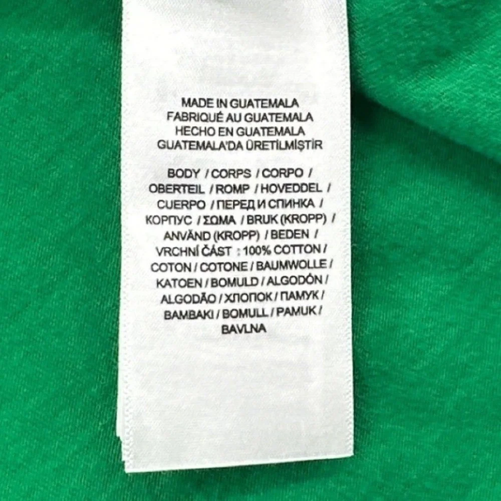 Polo Ralph Lauren Mens T-Shirt XL Green Classic Fit Applique Logo Short Sleeve